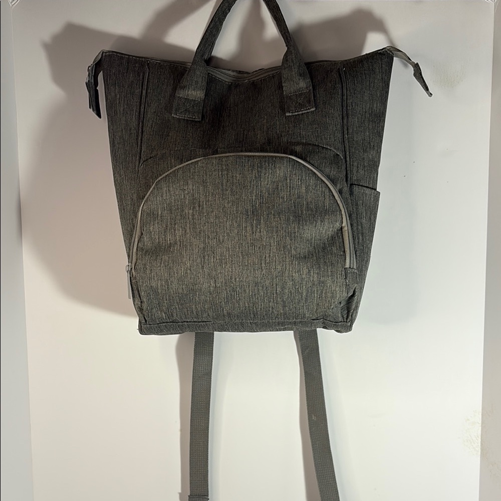 Chic Gray Women's Backpack